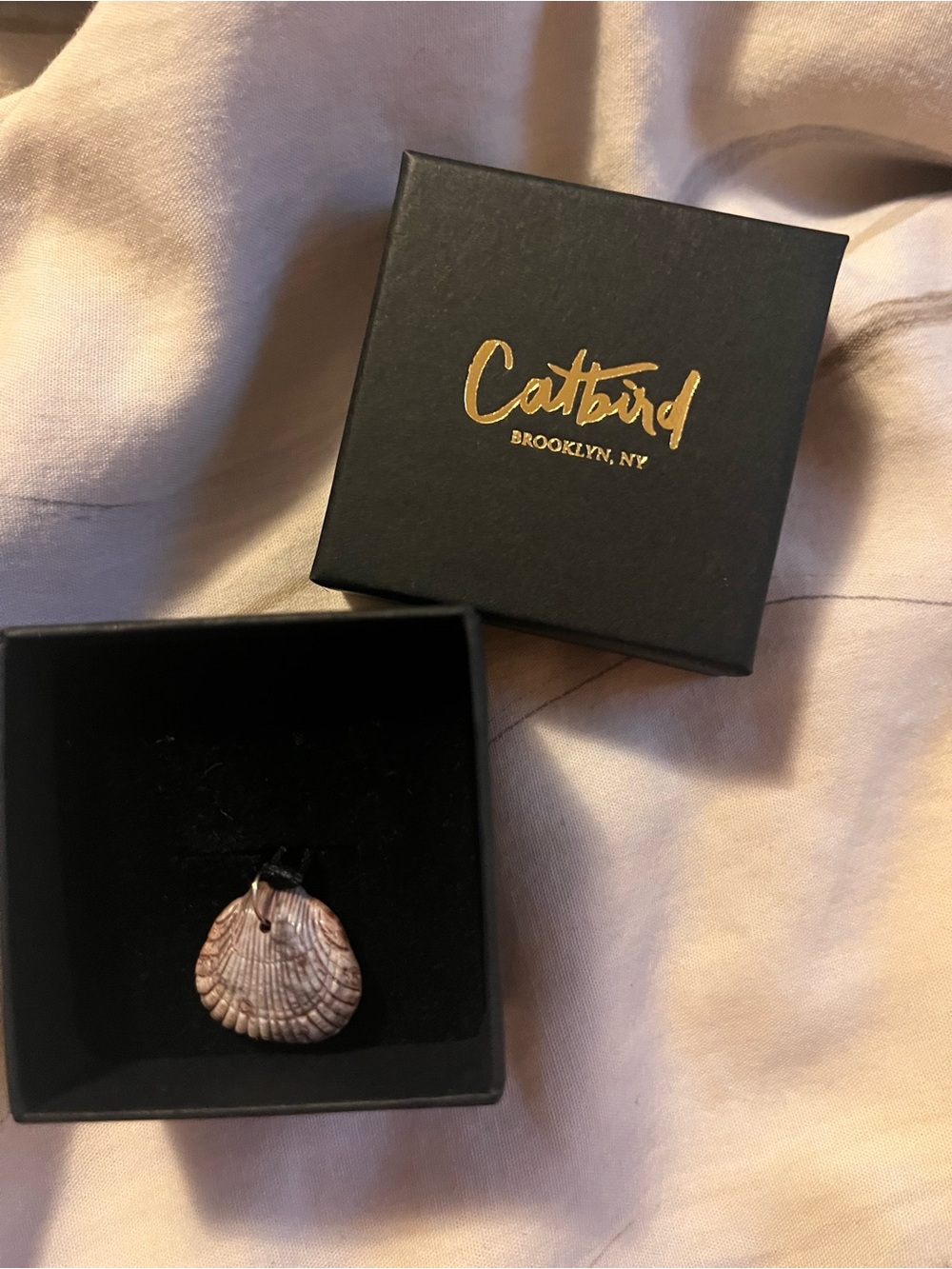 Catbird Cockle Toy Shell Pendant